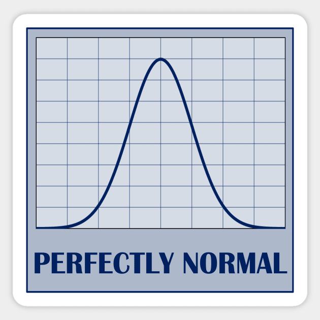 Perfectly Normal Distribution Sticker by IORS